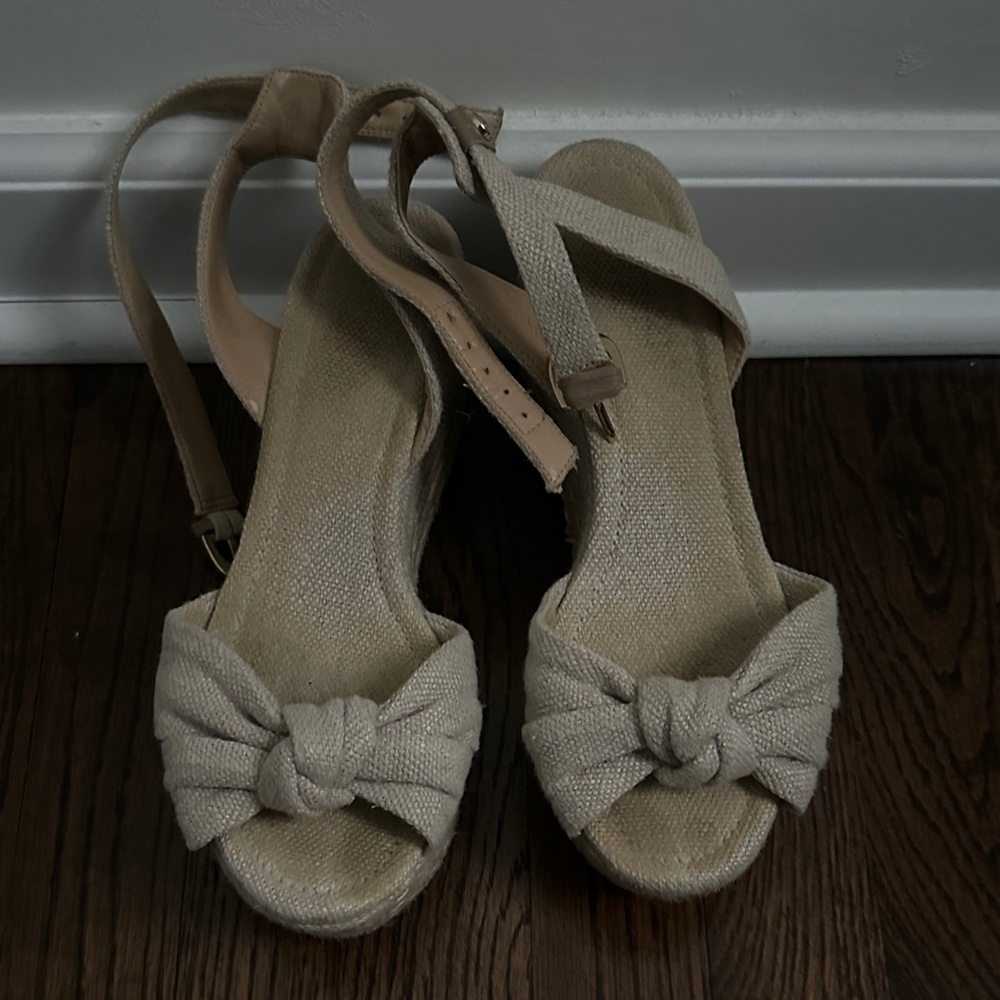Michael Kors Beige Linen Women's Espadrilles